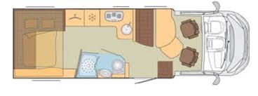 Burstner Lyseo TD 744 Harmony - 2018 Floorplan