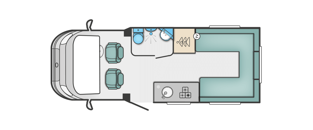 Swift Escape 622 Floorplan