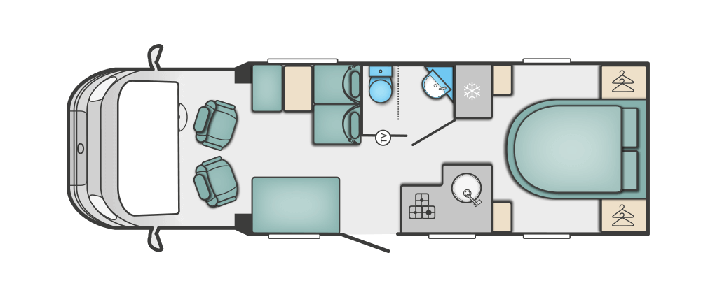 Swift Escape 694 Floorplan