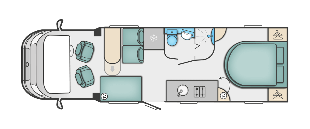 Swift Kon-tiki 625 Floorplan