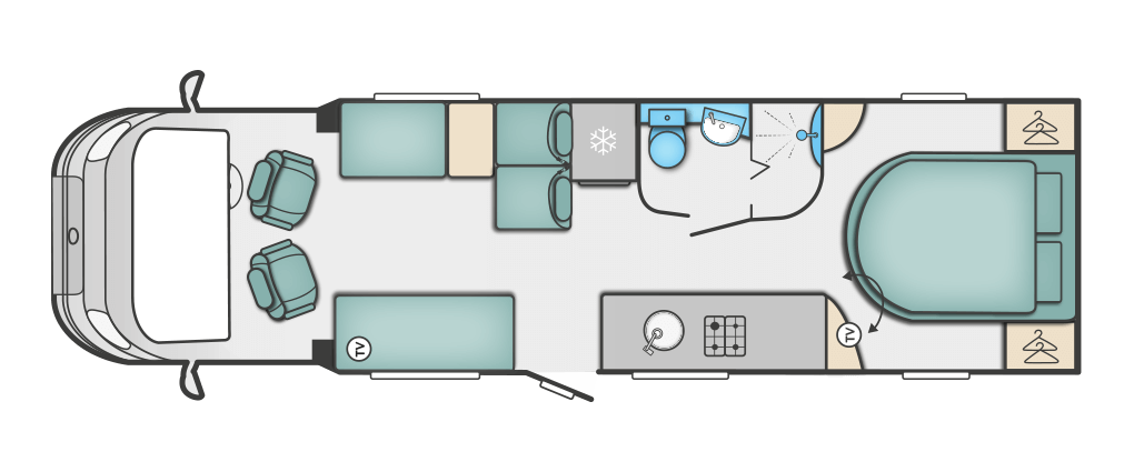 Swift Kon-tiki 669 Floorplan