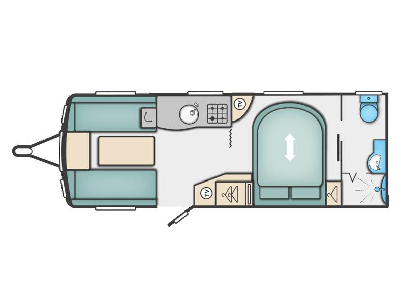 Swift Challenger 580 - 2020 Floorplan