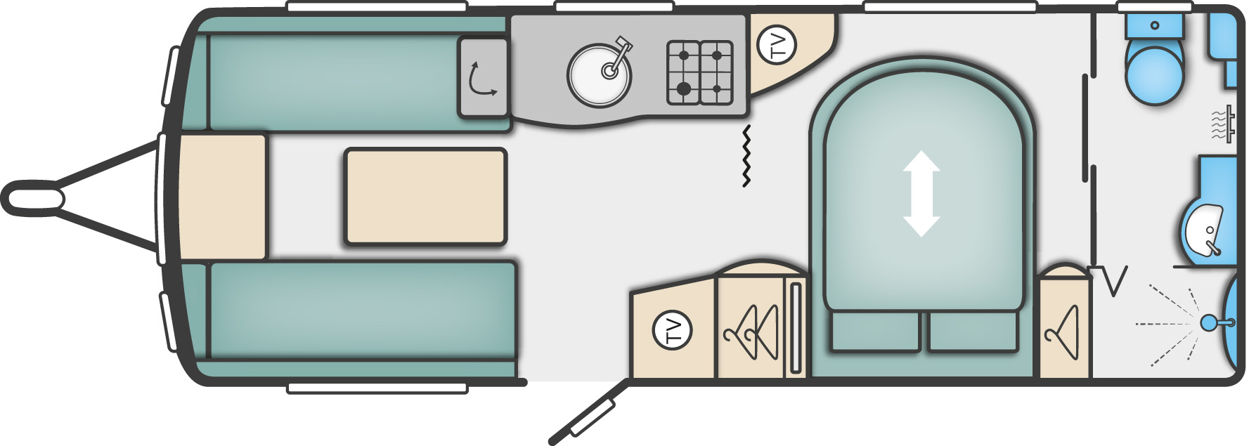 Swift Challenger X 880 2020 (Corniche 20/8 Special Edition) Floorplan