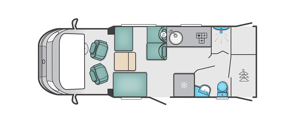 Swift Corniche Special Edition 614 Floorplan