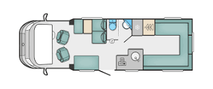 Swift Escape 674 - 2019 Floorplan