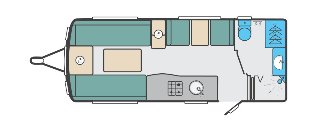 Swift Elegance 530 2020 - Includes Swift Shield Upholstery Floorplan