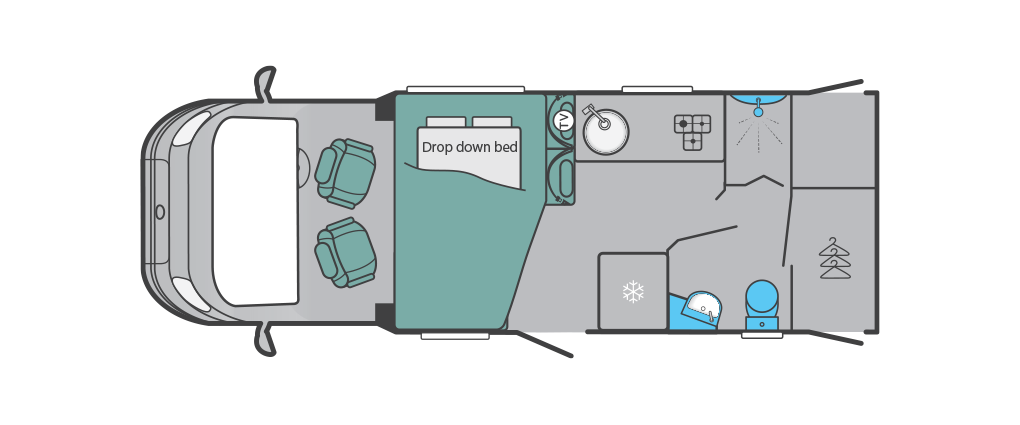 Swift Escape 614 2020 Floorplan