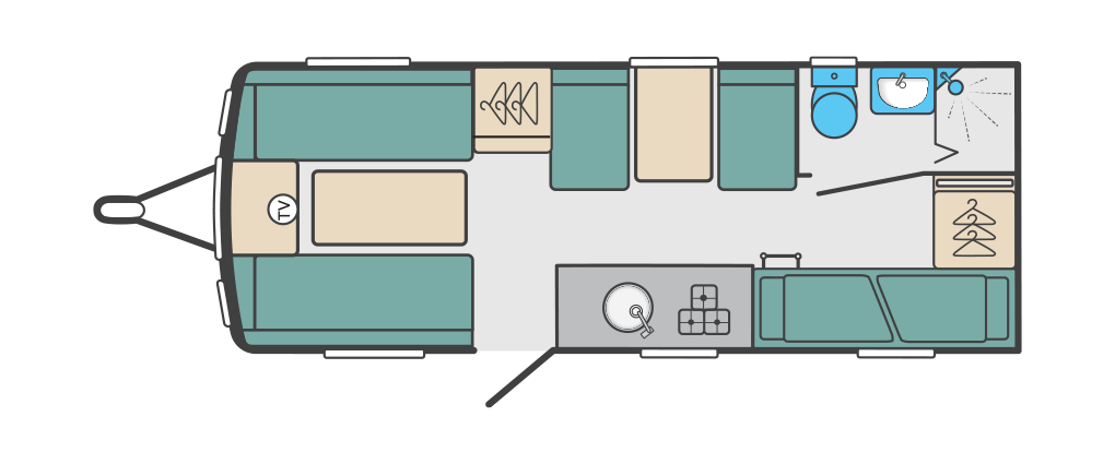 Swift Ace Courier 2020 - Wandahome Special Edition Floorplan