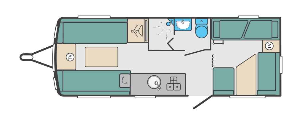 Swift Ace Viscount 2021 - Wandahome Special Edition Floorplan