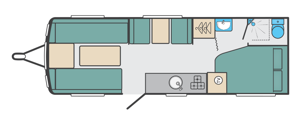 Swift Ace Prestige 2021 - Wandahome Special Edition Floorplan