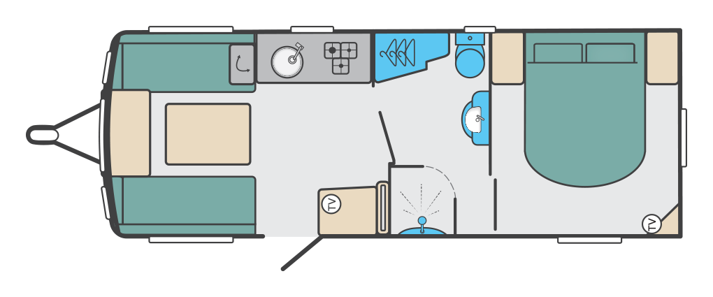 Swift Sprite Super Quattro EB 2020 Floorplan