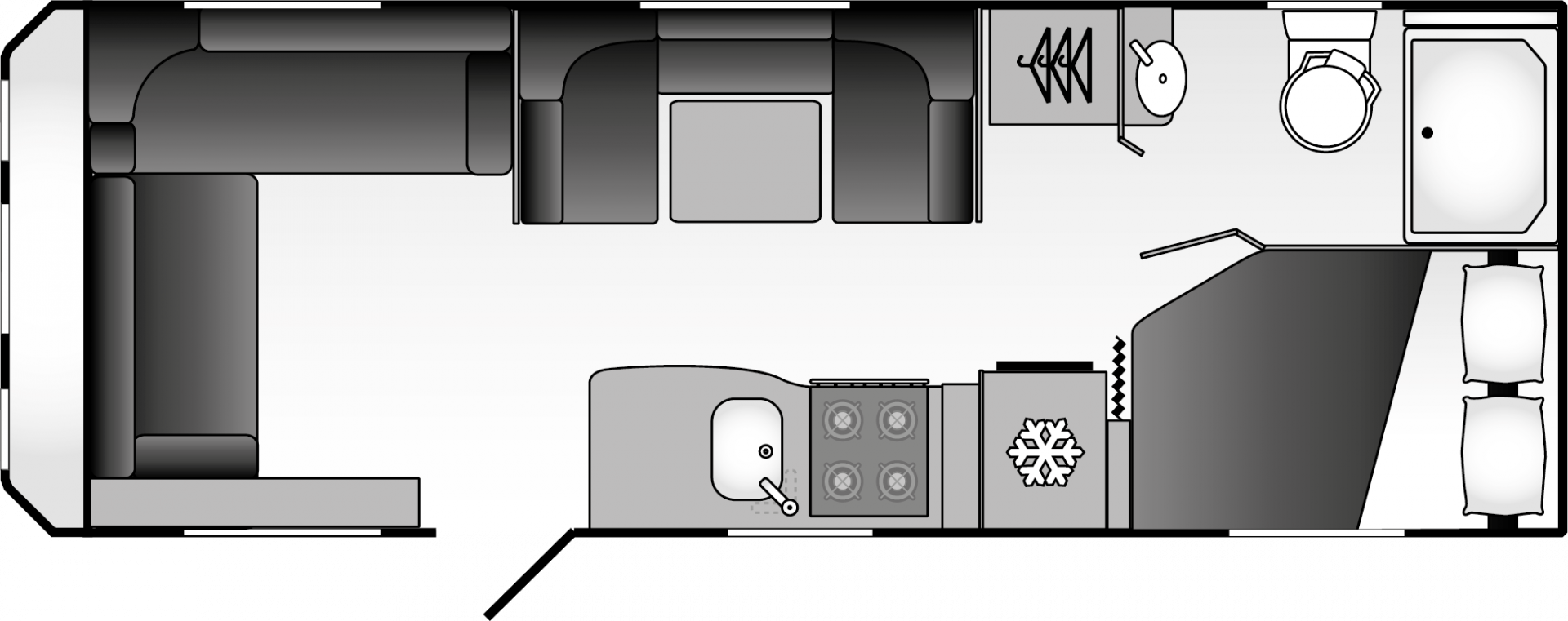 Coachman Acadia 860 Festival - 2020 Floorplan
