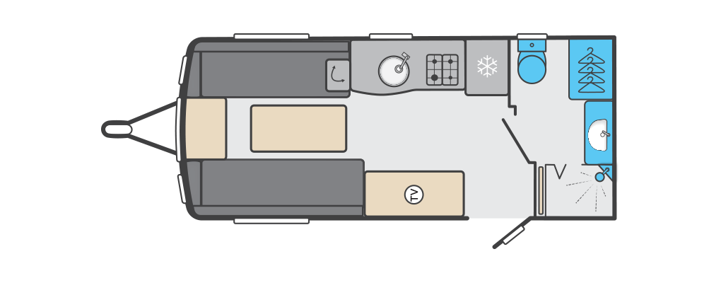 Swift Corniche 16/2 2022- Wandahome Special Edition Floorplan