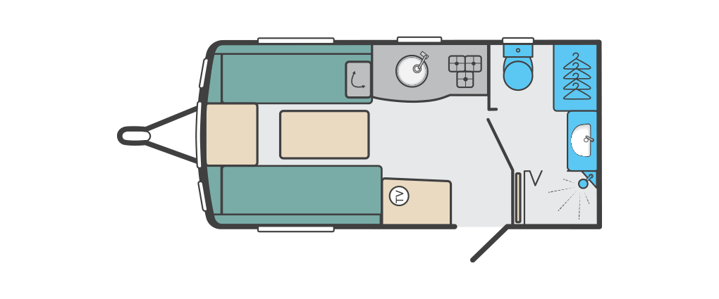 Swift Ace Ambassador 2021 - Wandahome Special Edition Floorplan