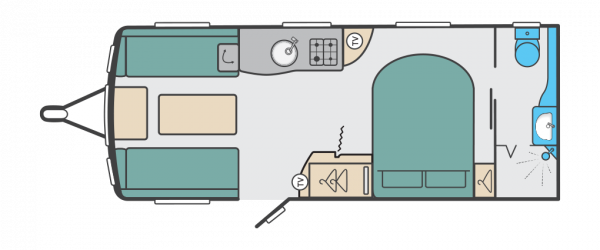 Swift Corniche 20/8  - 2023  Wandahome Special Edition Floorplan