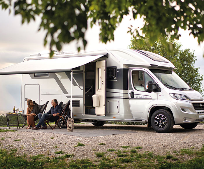 The Adria motorhome range - Block Image