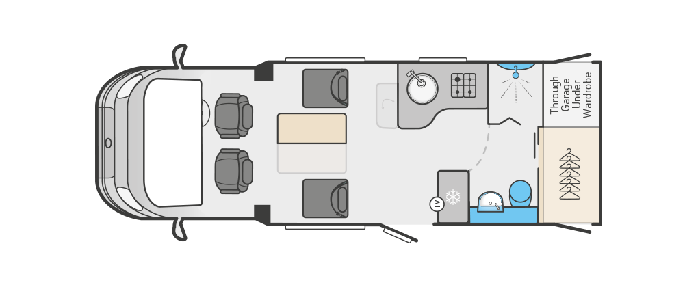 Swift Escape 640  Manual  (15961) 2023 Floorplan