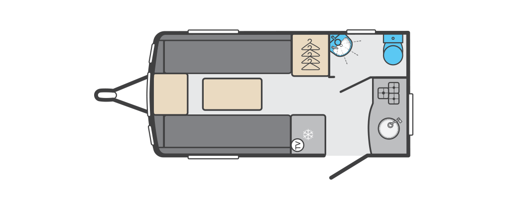 Swift Ace Harmony 2022 - Wandahome Special Edition Floorplan