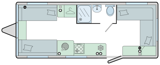 Bailey Pegasus Grande GT75 SE Ancona *** 2023 *** Floorplan