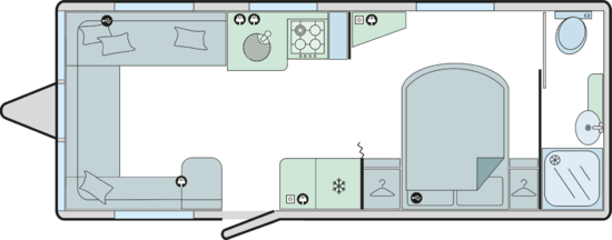 Bailey Pegasus Grande GT75 SE Bologna  *** 2023 *** Floorplan