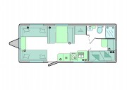 Bailey Pegasus Grande GT75 SE Palermo *** 2023 *** Floorplan