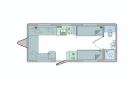 Bailey Pegasus Grande GT75 SE Rimini *** 2023 *** Floorplan