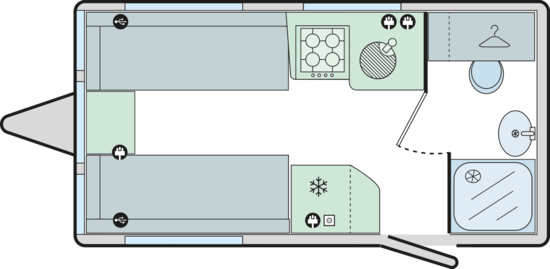 Bailey Phoenix+ 420 - 2023 Floorplan