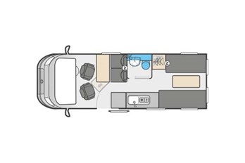 Swift Carrera 184 Manual - (54858) Floorplan