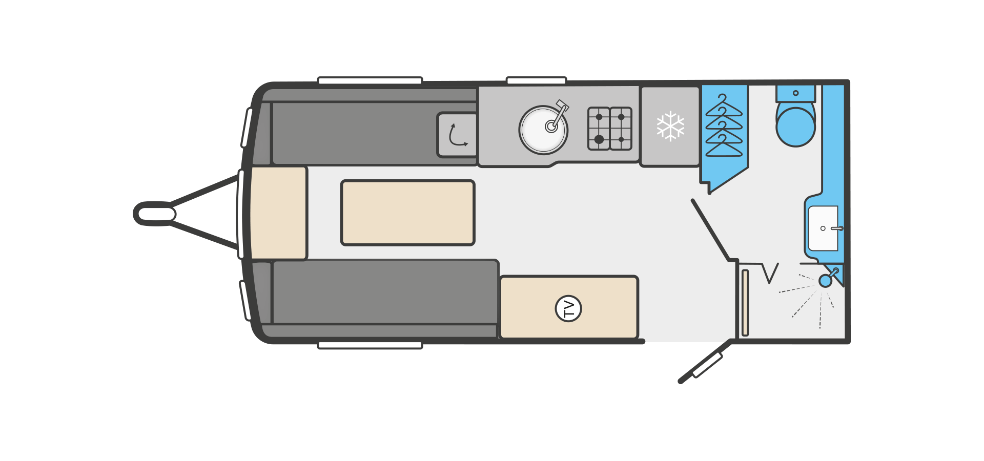 Swift Challenger SE 480 *** 2024 ** Floorplan