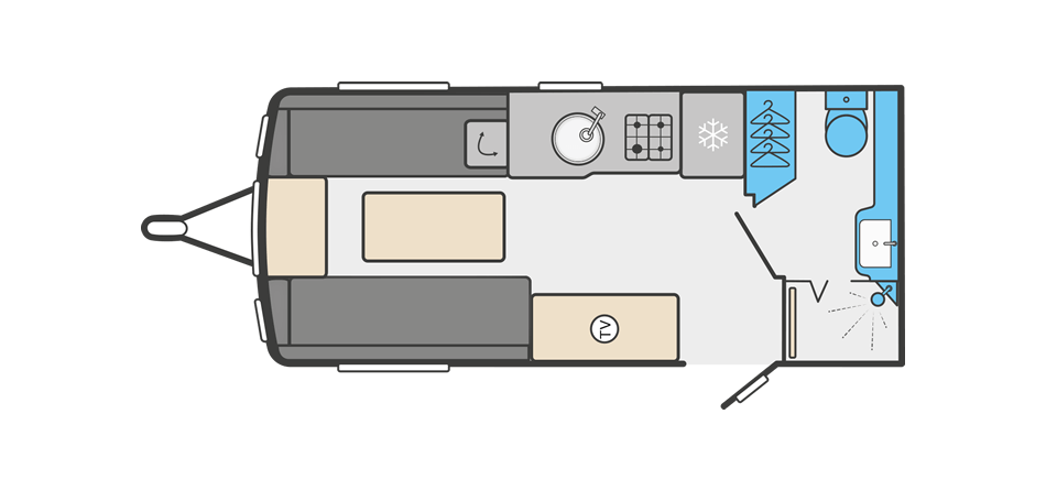 Swift Challenger Exclusive 480 - 2024 Floorplan