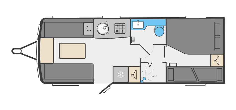 Swift Challenger Exclusive Grande 670 - 2024 Floorplan