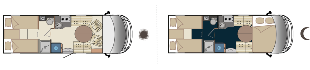 Fleurette/Florium Discover 74 LJG 55 Edition (32748) 2024 Floorplan