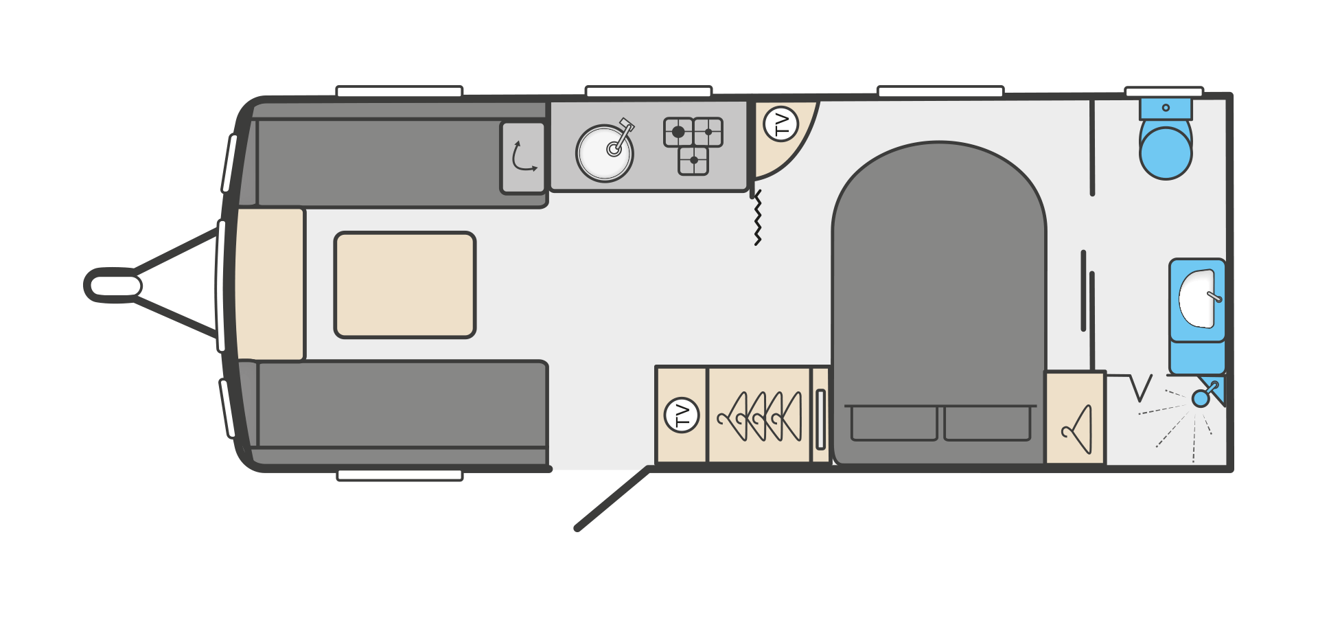 Swift Sprite Grande Major 4 SB *** 2023 *** Floorplan