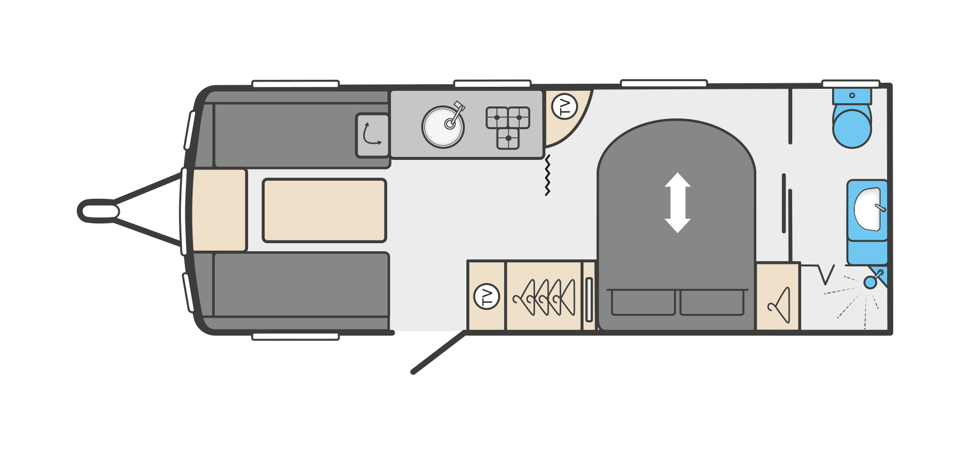 Swift Sprite Major 4 SB  *** 2023 *** Floorplan