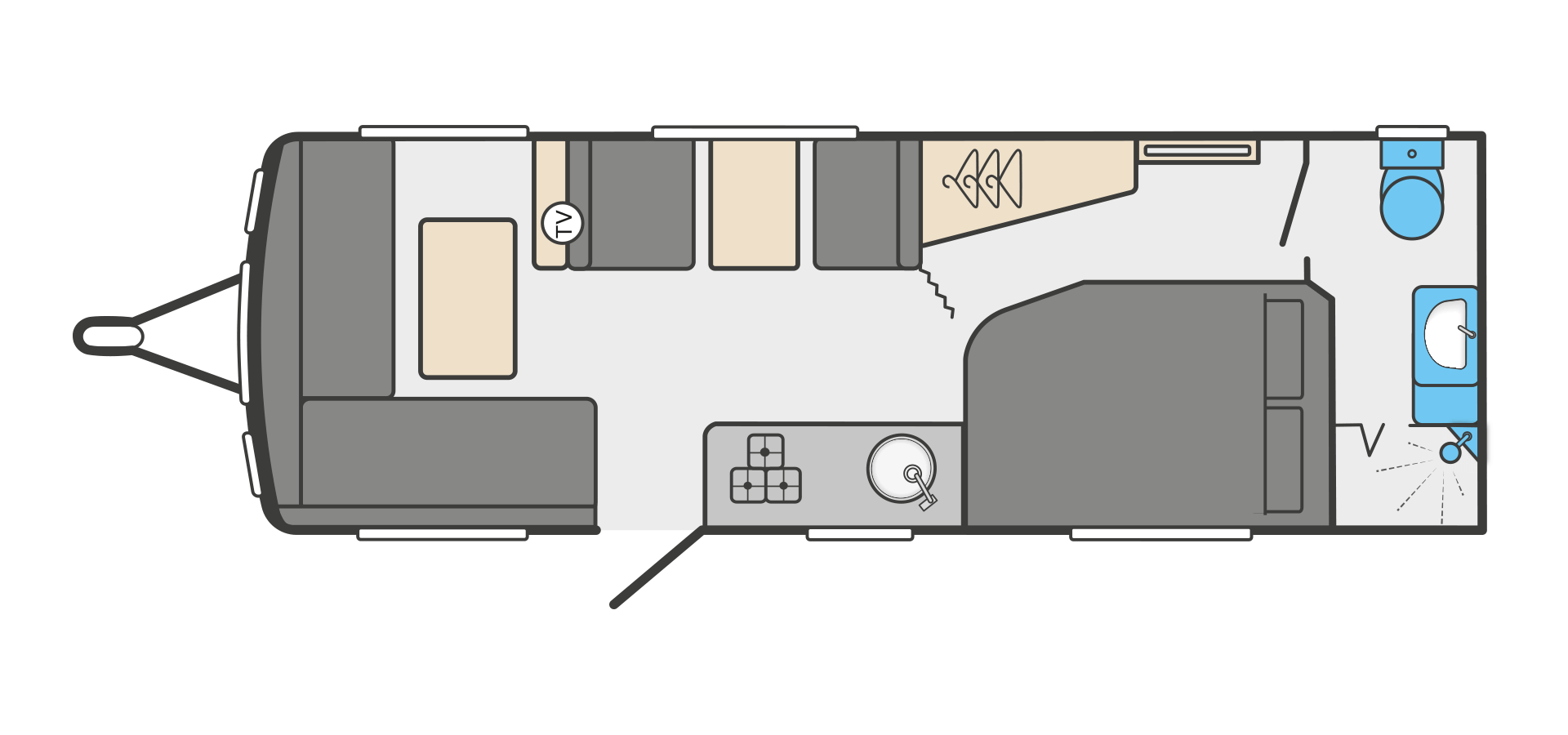 Swift Sprite Quattro EW *** 2023 *** Floorplan