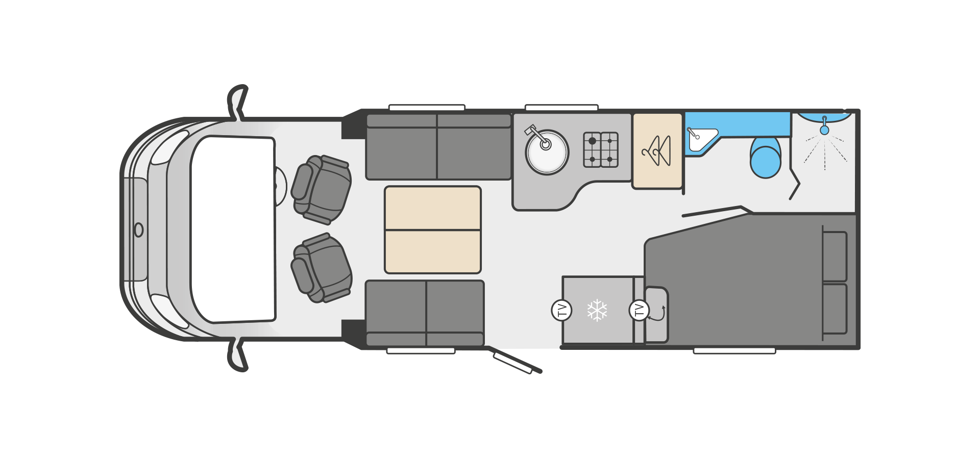 Swift Voyager 564  (Manual) NEW Floorplan