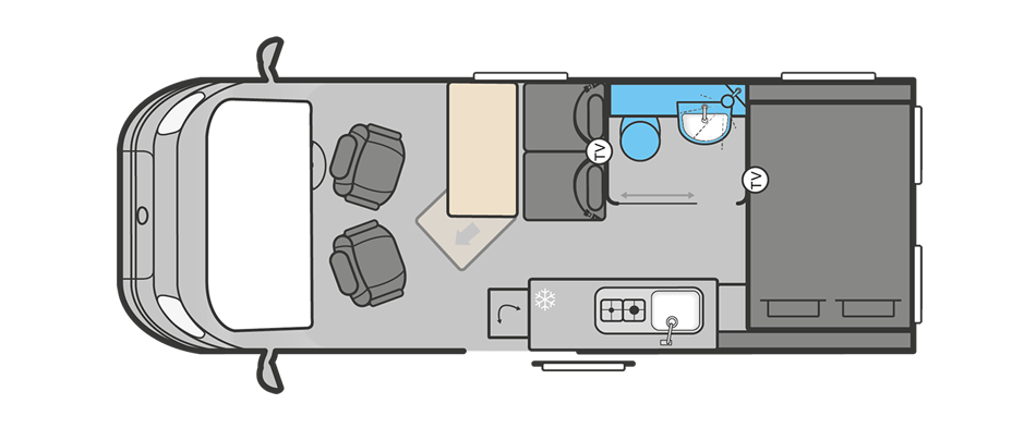 Swift Trekker X - NEW (Auto) 2024 Floorplan