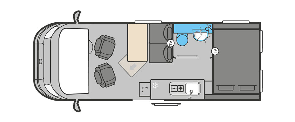 Swift Trekker S - Auto NEW (60402) Floorplan
