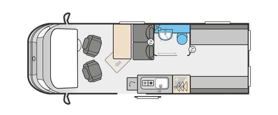 Swift Trekker X - NEW (Auto) 2024 Floorplan