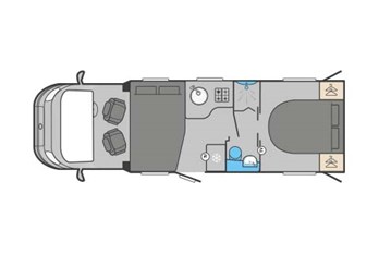Swift Voyager 594 - Auto (54860) Floorplan