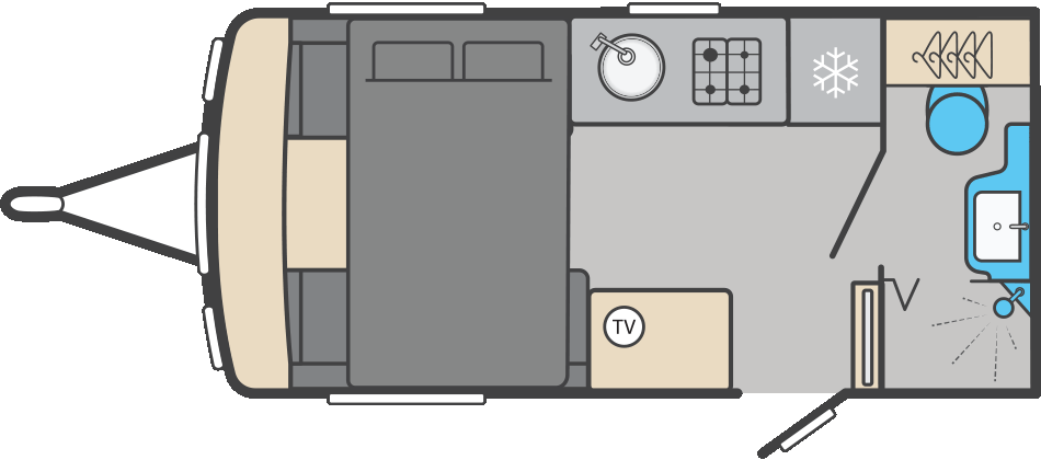 Swift Challenger 480 - 2026 Floorplan