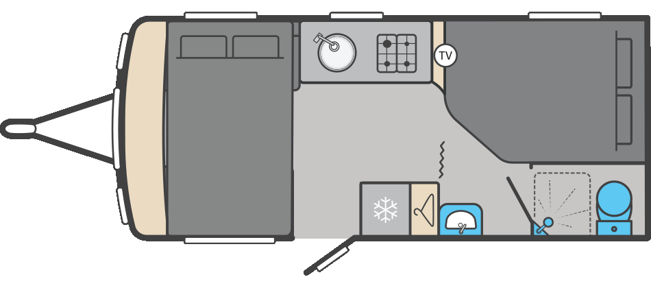 Swift Challenger 500 - 2026 Floorplan