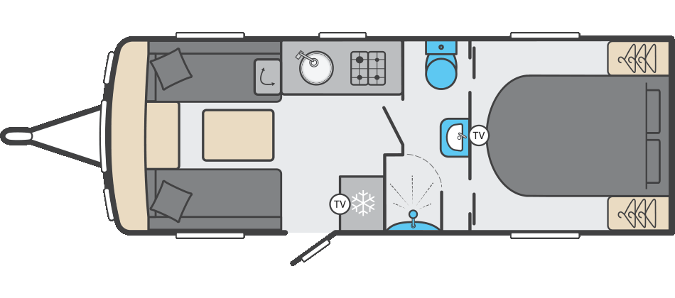 Swift Challenger 560 - 2027 Floorplan