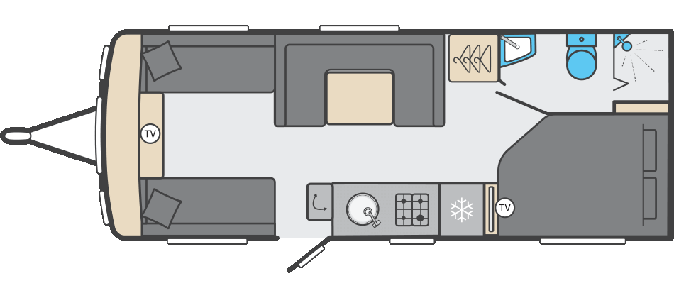 Swift Challenger 640 Grande - 2026 Floorplan