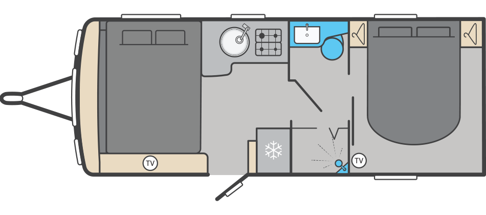 Swift Conqueror 560L Grande - 2026 Floorplan