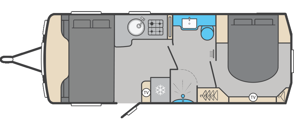 Swift Elegance Grande 835 - 2026 Floorplan