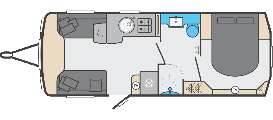 Swift Elegance Grande 835 - 2026 Floorplan
