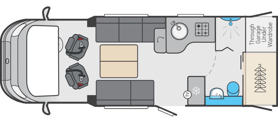 Swift Escape 640 - (65677) Floorplan