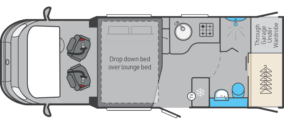 Swift Escape 640 - (65677) Floorplan