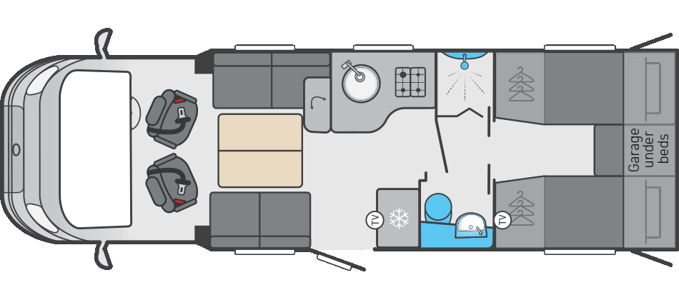 Swift Escape 684 - 2026 (65681) Floorplan